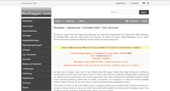 Desktop Screenshot of blutzapper.com