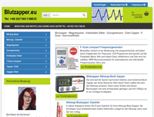Tablet Screenshot of blutzapper.eu
